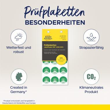 Avery időjárásálló öntapadó plakett Vinyl 