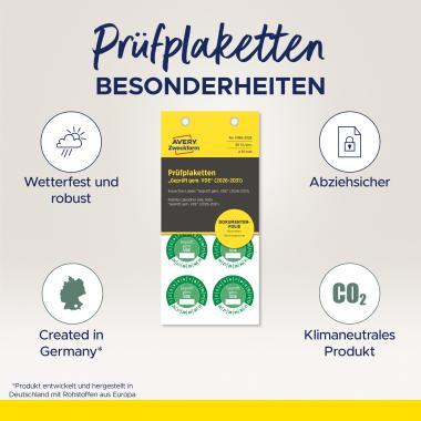 Avery eltávolíthatatlan öntapadó plakett 