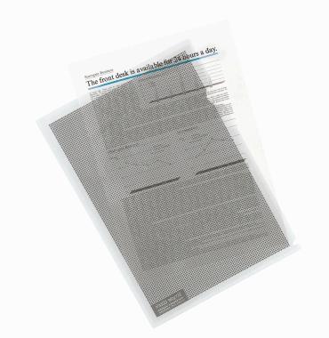 PLUS szöveget titkosító mappa A4 5 db-os - fehér