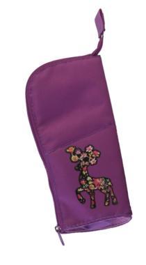 Textil tolltartó állítható Fantasy szarvas - lila