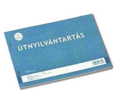 Útnyilvántartás (E. 224/F) A/5 50 lap