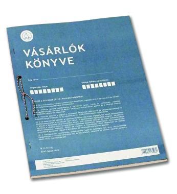 Vásárlók könyve (B. 11-1/v/új) A4 20x3 lap