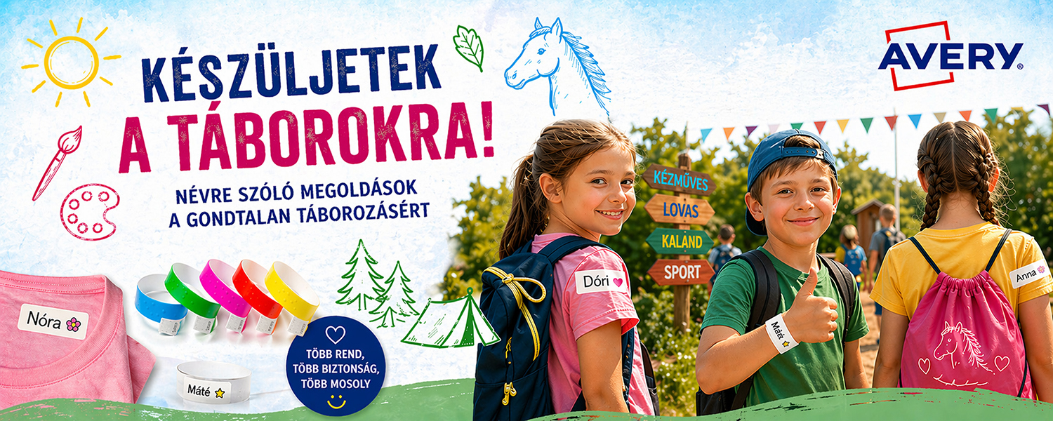Névcímkék és karszalagok táborokba, ovikba és iskolákba